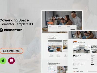 Mashspace - Coworking Space Elementor Template Kit