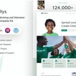 Kindlys - Charity Fundraising & Volunteer Elementor Template Kit