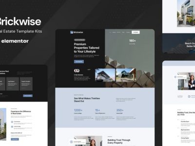 Brickwise - Real Estate Elementor Template Kit