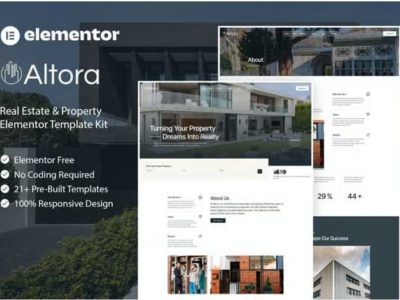 Altora - Real Estate & Property Elementor Template Kit