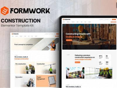 Formwork - Construction Elementor Template Kit