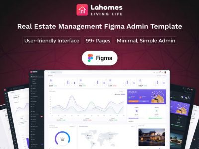 Lahomes - Manajemen Real Estat Admin Figma