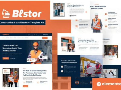 Blstor - Construction & Architecture Elementor Template Kit