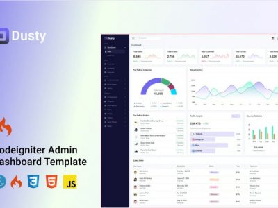Dusty - Template Admin & Dasbor Codeigniter