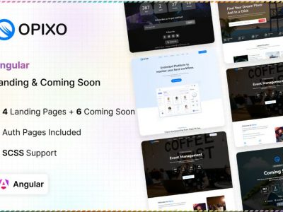 Opixo - Pendaratan Sudut & Template Segera Hadir