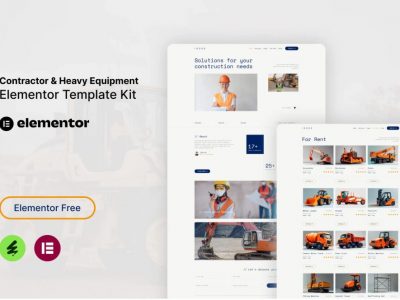 Goso - Contractor & Heavy Equipment Elementor Template Kit