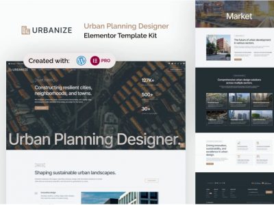Urbanize - Urban Planning Designer Elementor Template Kit