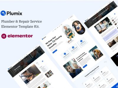 Plumix - Plumber & Repair Service Elementor Template Kit