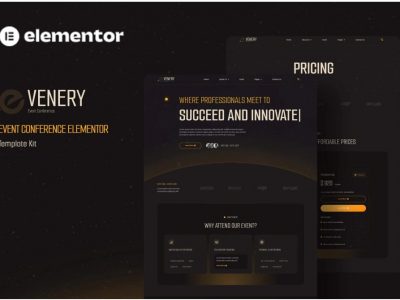 Evenery - Event Conference Elementor Template Kit