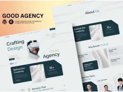 GoodAgency - Creative Agency Elementor Template Kit