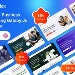Advicx - Gatsby.Js Business Consulting Template