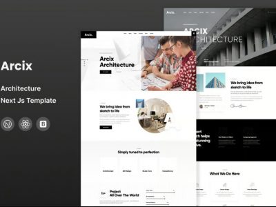 Arcix - Architecture React Next Js Template