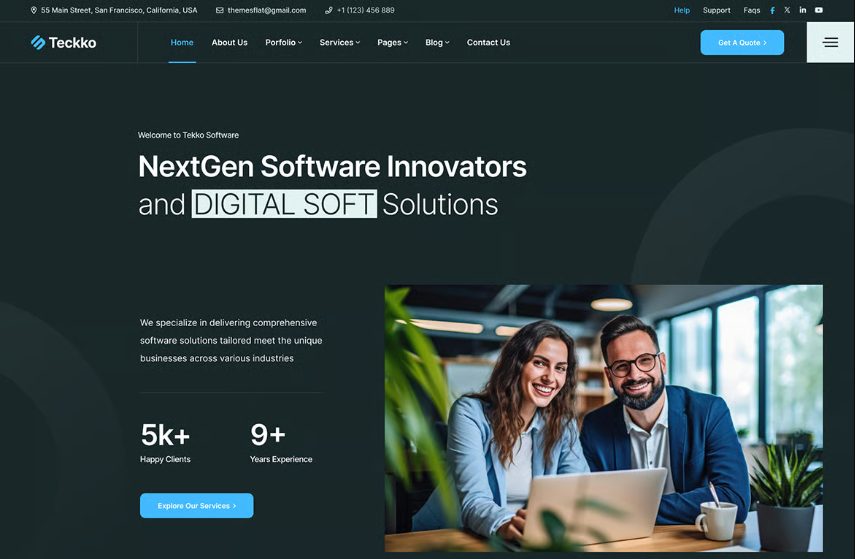Teckko - IT Company HTML Template
