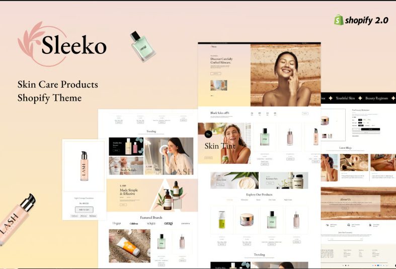 Sleeko - Beauty Cosmetics Shop Theme