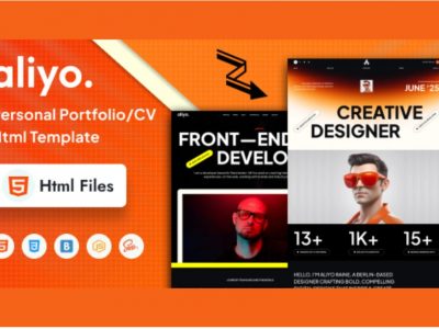 Aliyo - Personal Portfolio/CV Html Template