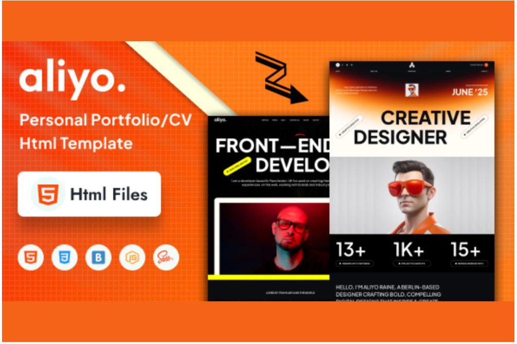 Aliyo - Personal Portfolio/CV Html Template