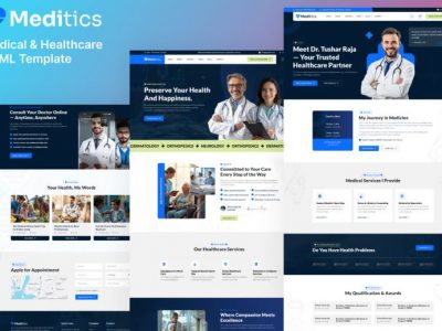Meditics – Medical & Healthcare HTML Template
