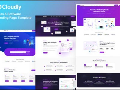 SaaS, Software & App Landing HTML Template