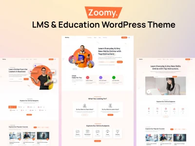 Zoomy - LMS & Education WordPress Theme