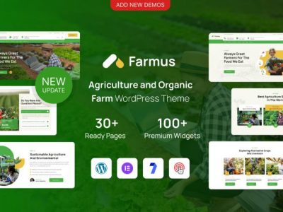 Farmus - Agriculture and Organic Farm WordPress