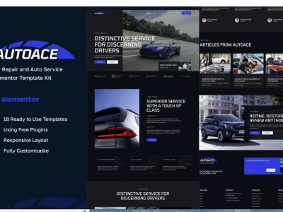 EngineWise – Auto Repair & Car Maintenance Template Kit