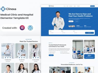 Clinexa - Medical Clinic & Hospital Elementor Template Kit