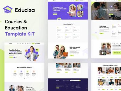 Educiza - Courses & Education Elementor Template Kit