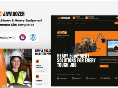 Jayadozer - Machinery Heavy Equipment Elementor Templae Kit