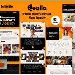 Aeolla - Creative Agency & Portfolio Figma
