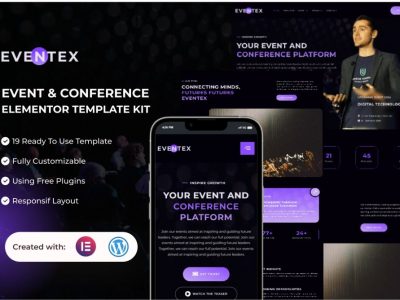Eventex - Event & Conference Elementor Template Kit