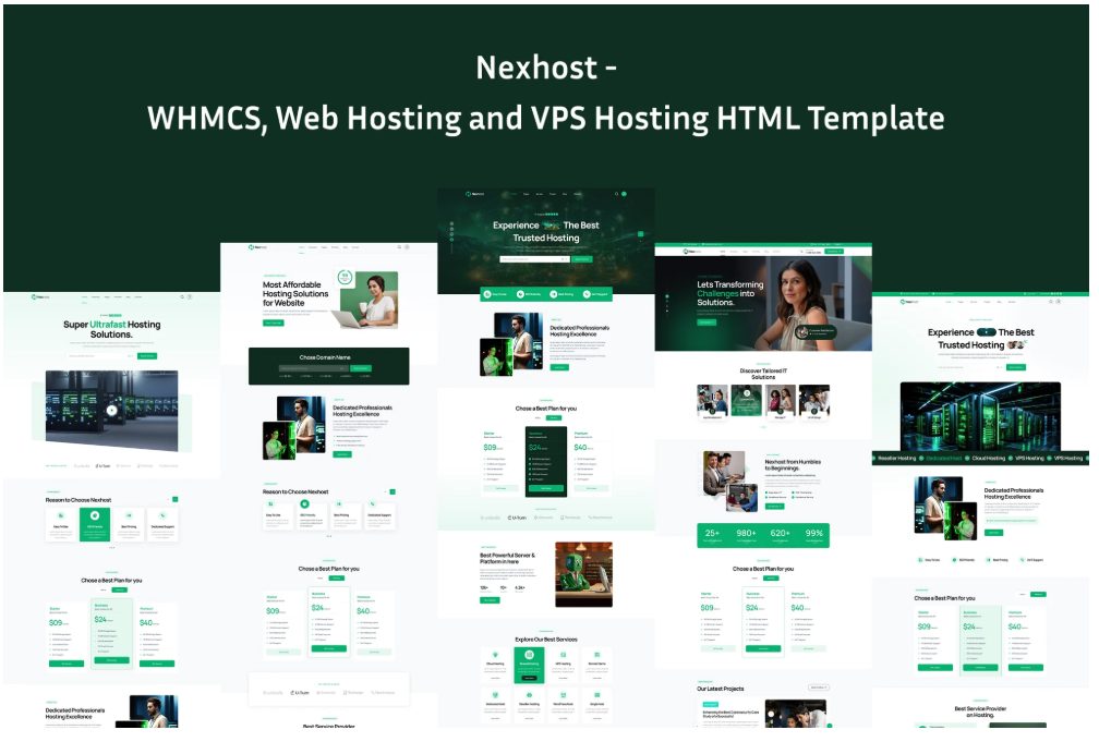 Nexhost - WHMCS, Web Hosting and VPS Hosting HTML