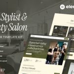 Kinanthi - Hair Stylist & Beauty Salon Elementor Template Kit