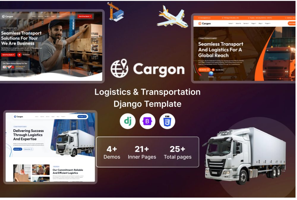 Cargon - Logistics Cargo & Transportation Django