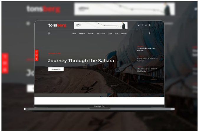 Tonsberg - Travel Blog Theme