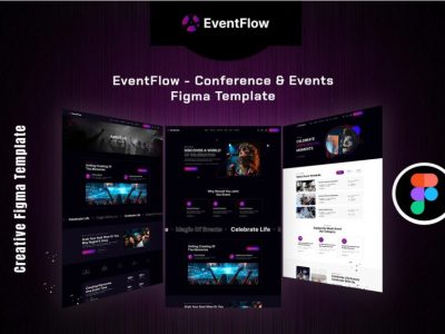 EventFlow - Conference & Events Figma Template