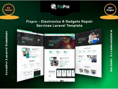 Fixpro - Electronics Repair Laravel Template