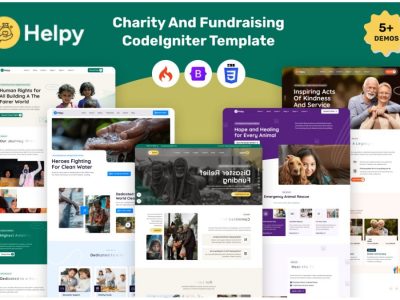 Helpy - Charity And Fundraising CodeIgniter