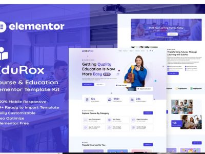 EduRox - Online Course & Education Elementor Pro Template Kit By Rox_Themes