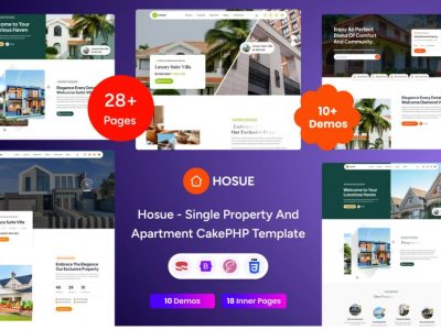 Hosue - Single Property&Apartment CakePHP Template