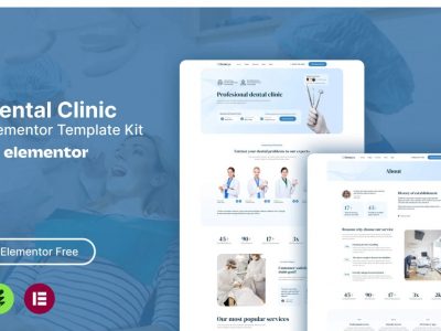 Dentcys - Dental Clinic Elementor Template Kit By Alt-Desain