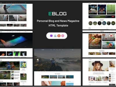 Personal Blog and News Magazine Template