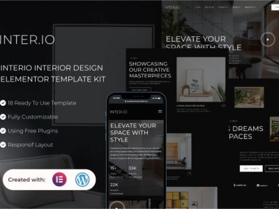 Interio - Interior Design Elementor Template Kit