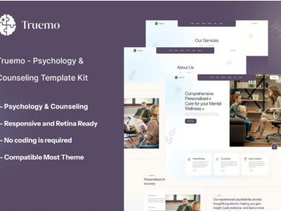 Truemo - Psychology & Counseling Template Kit