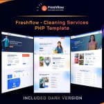Freshflow – Cleaning Services PHP Template