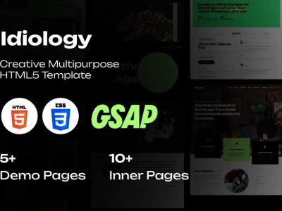 Idiologi - HTML5 Serbaguna Kreatif & Korporat