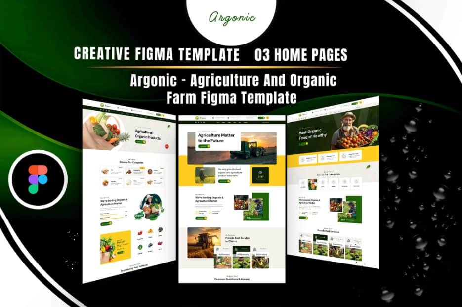 Argonic – Agriculture And Organic Figma Template